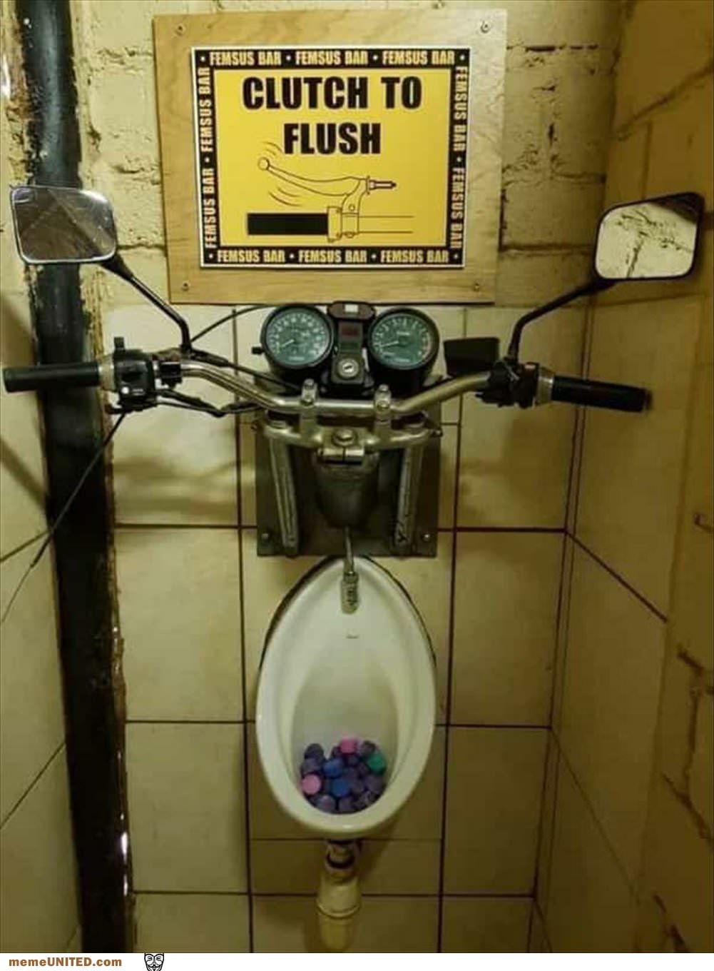 Clutch To Flush