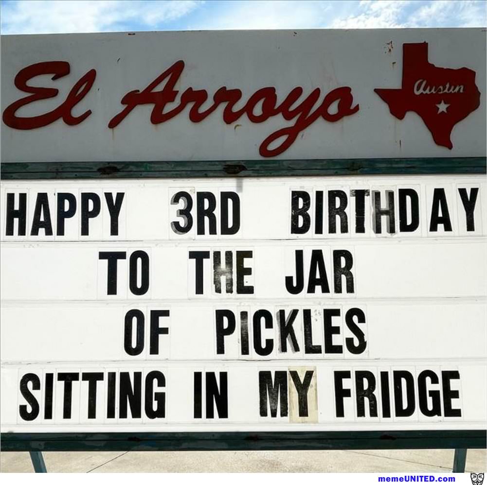 Happy Birthday Pickles