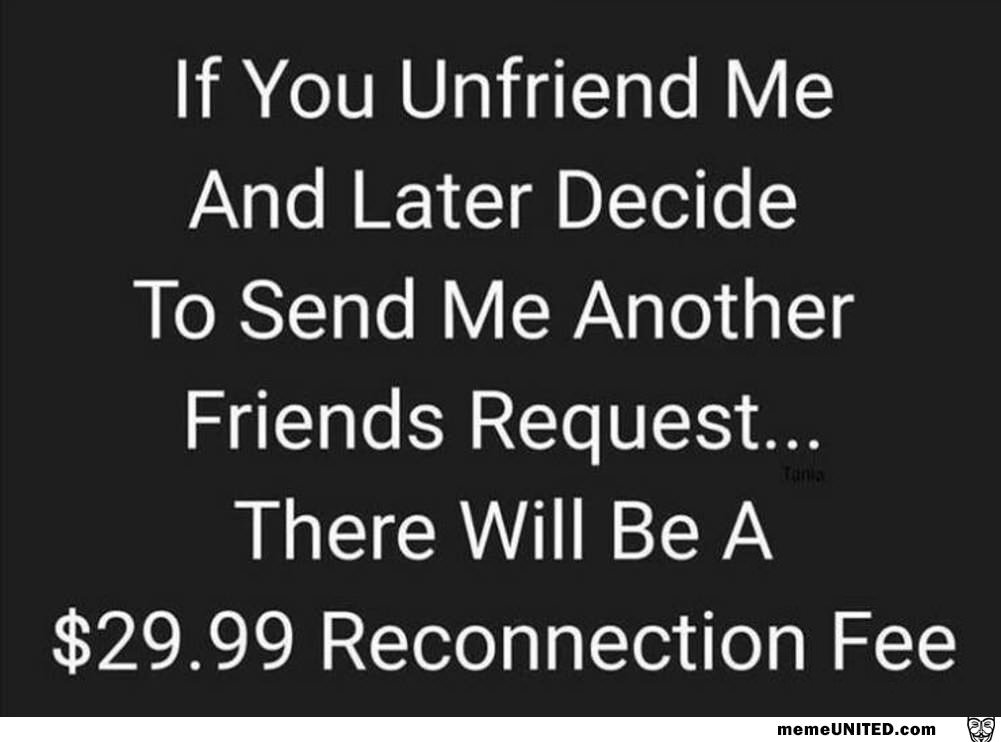 If You Unfriend Me