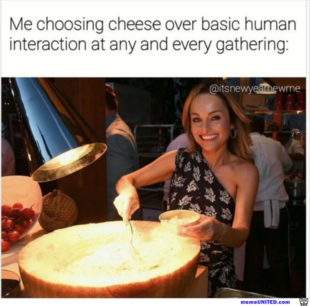 Me Choosing Cheese