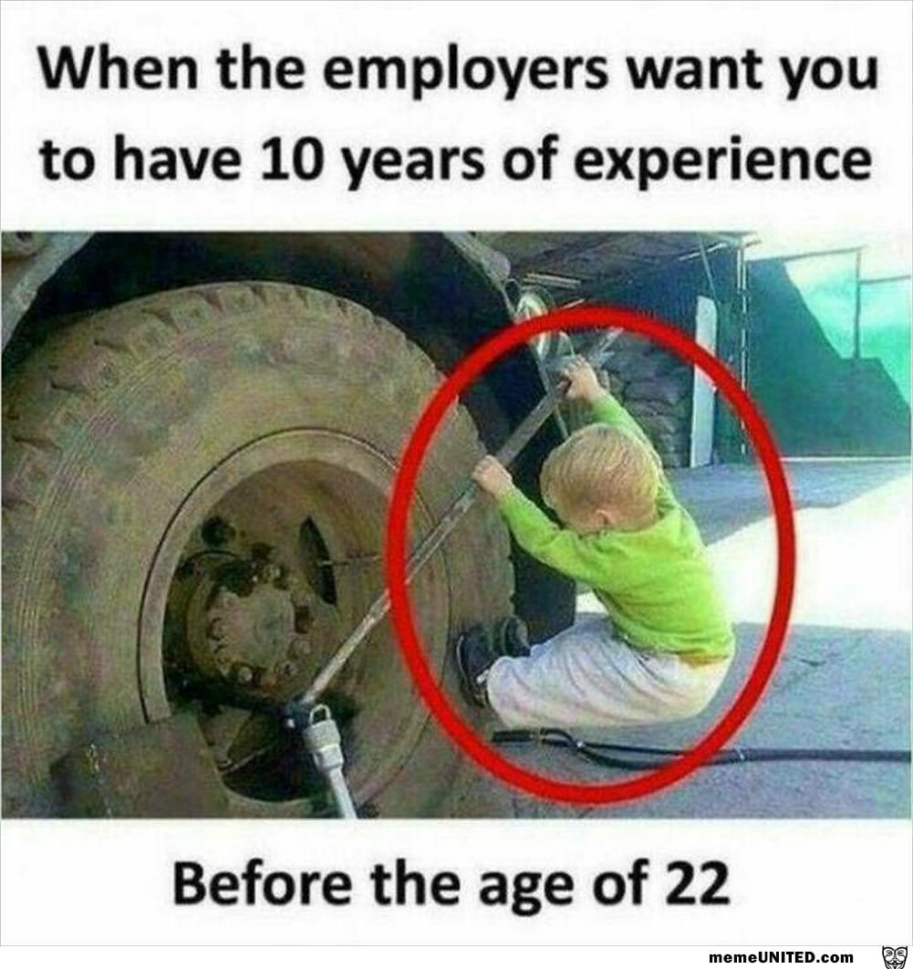 Need More Experience