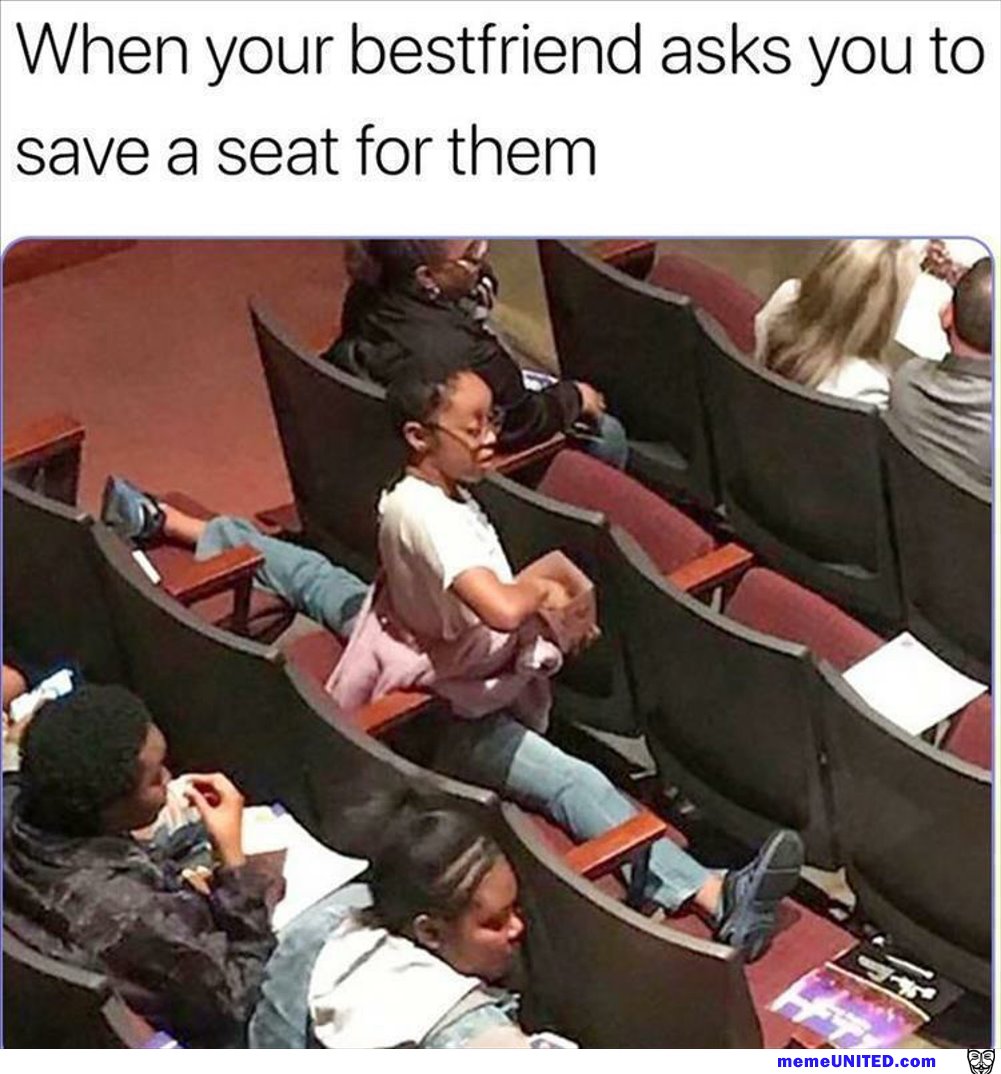Saving A Seat For Them